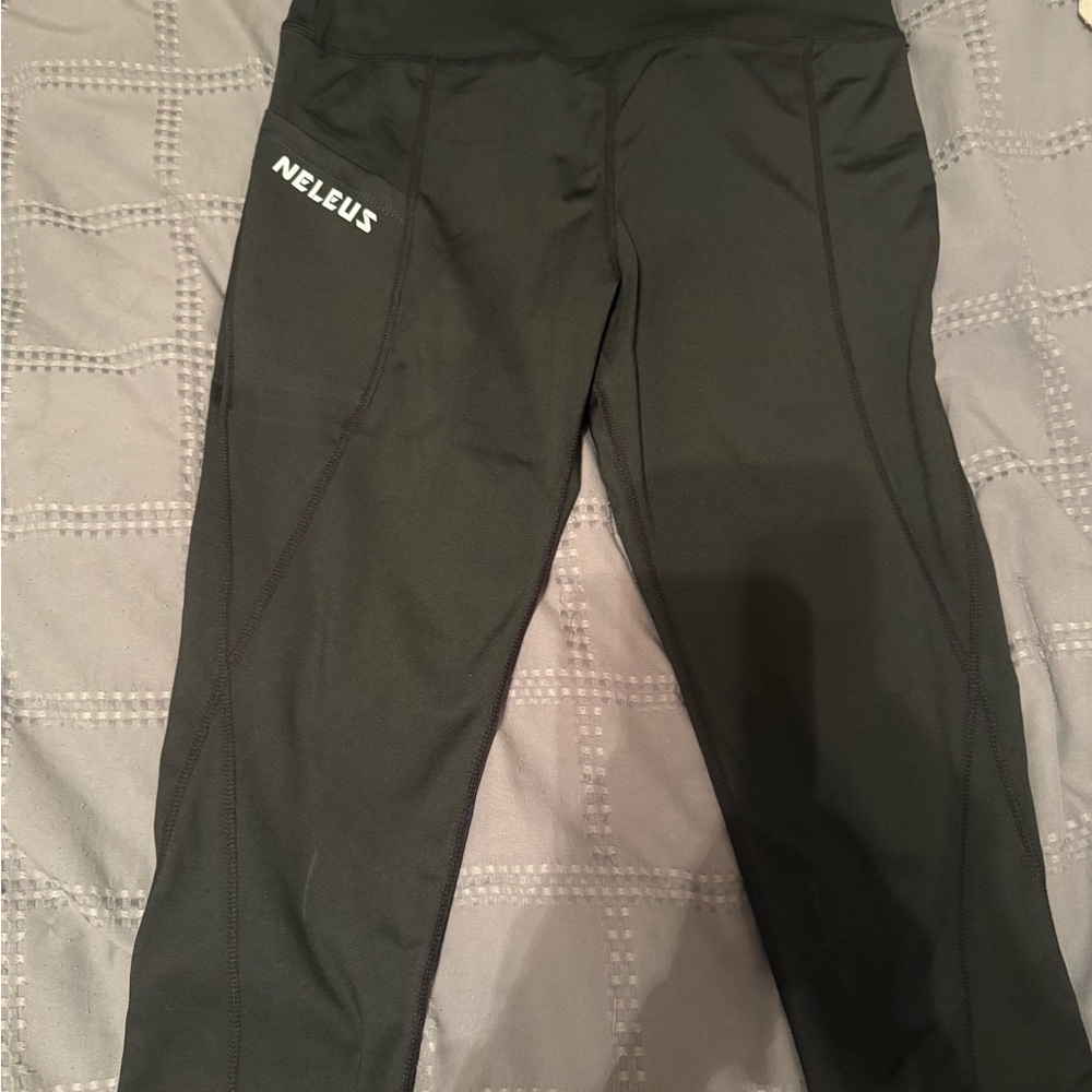 Set of 3 Neleus Women's Athletic Capris